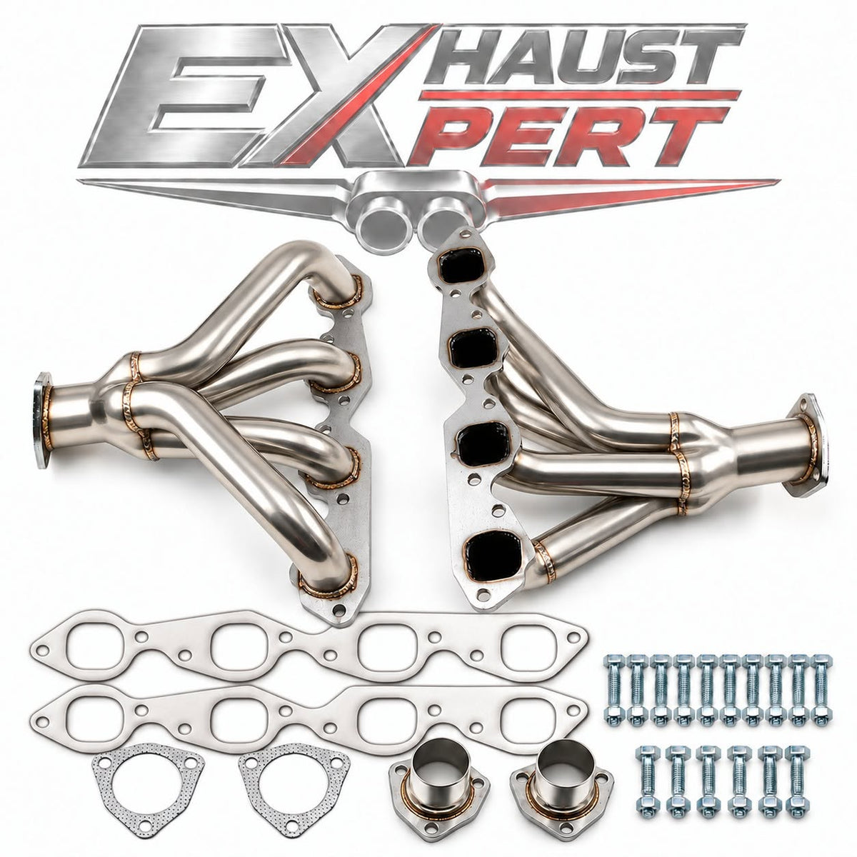 EXHAUST-EXPERT SBC HEADERS-STAINLESS STEEL