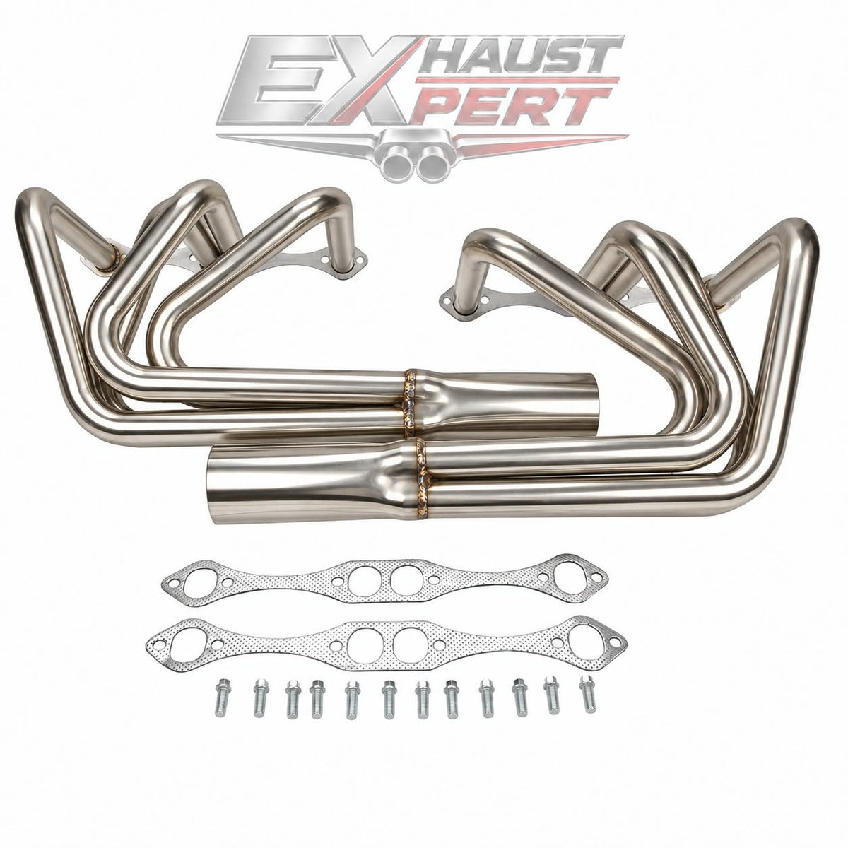 EXHAUST-EXPERT SBC HEADERS-STAINLESS STEEL