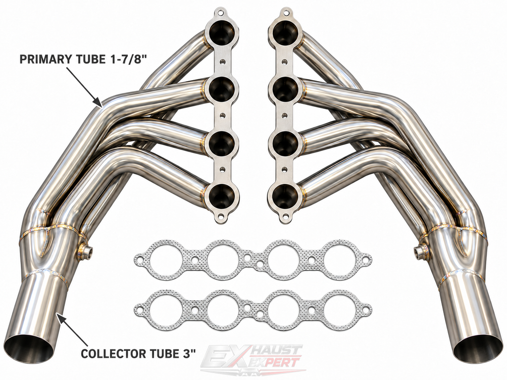 2005-2013 C6 CORVETTE LS2 LS3 LONGTUBE HEADER